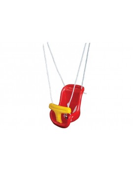 Zac - Moulded Infant Seat With Ropes RED/YELLOW